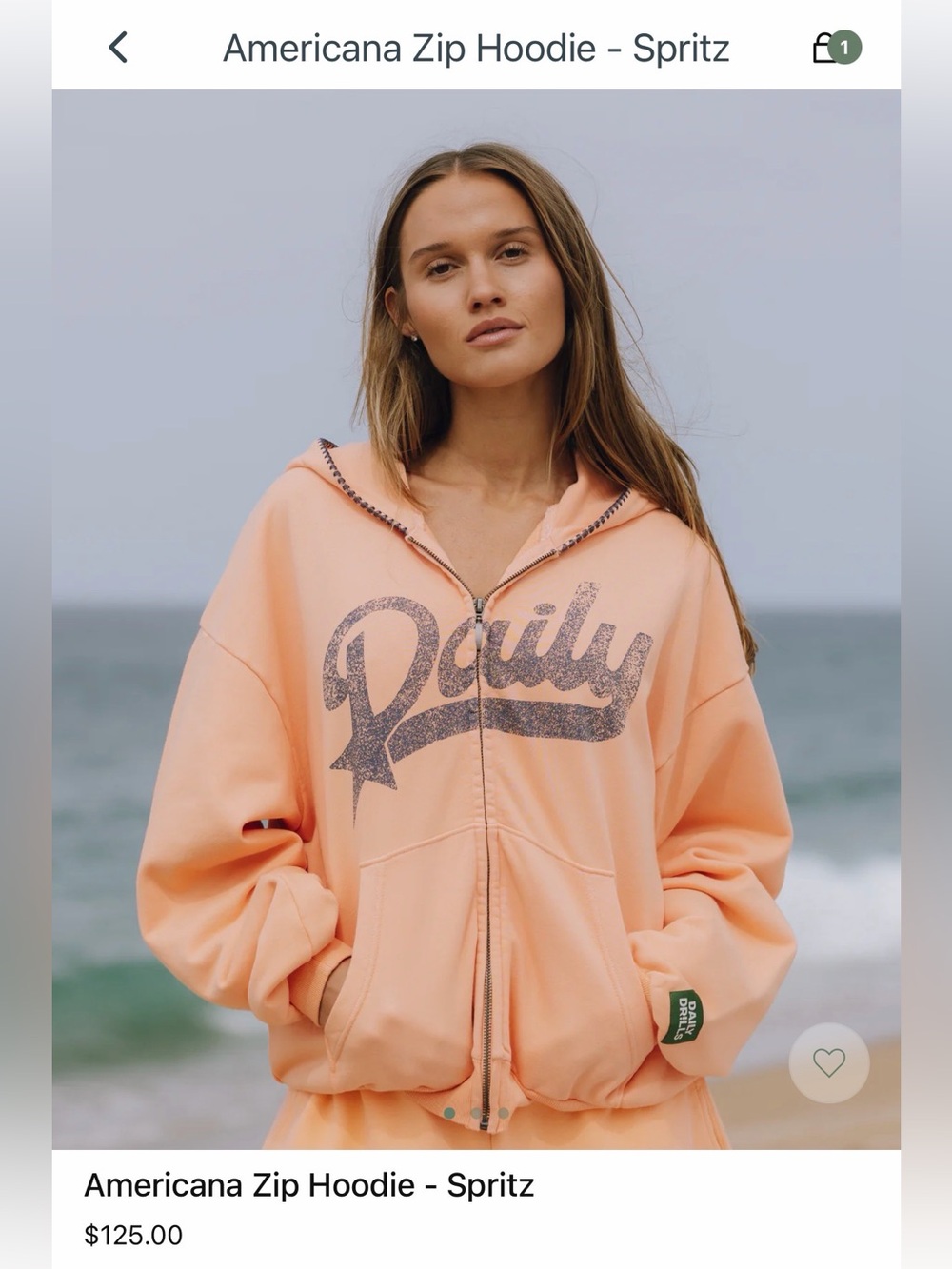 Daily Drills - Americana Zip Hoodie & Super shorts - Spritz
